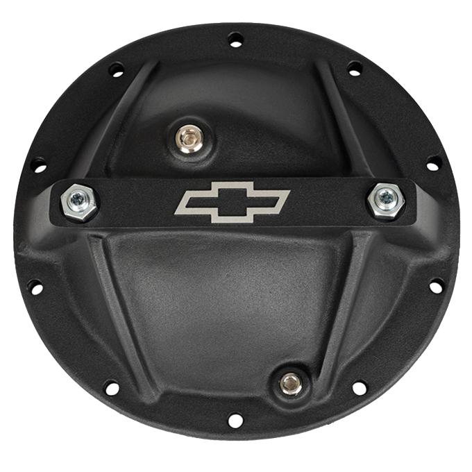 Proform Differential Cover, Bowtie Emblem Model, GM 10 Bolt 8.2/8.5, Alum, Black Crinkle 141-696