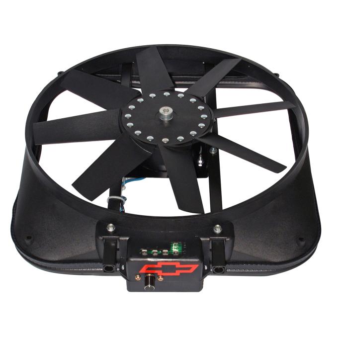 Proform Electric Radiator Fan, High Perf. Model w/Bowtie Logo and Thermo, 15 In, 2800CFM 141-647