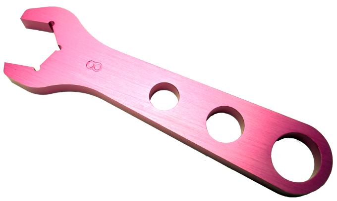 Proform Aluminum AN Hex Wrench For -8AN, 13/16 Inch Fittings, Pink Anodized, Sold Each 66973C