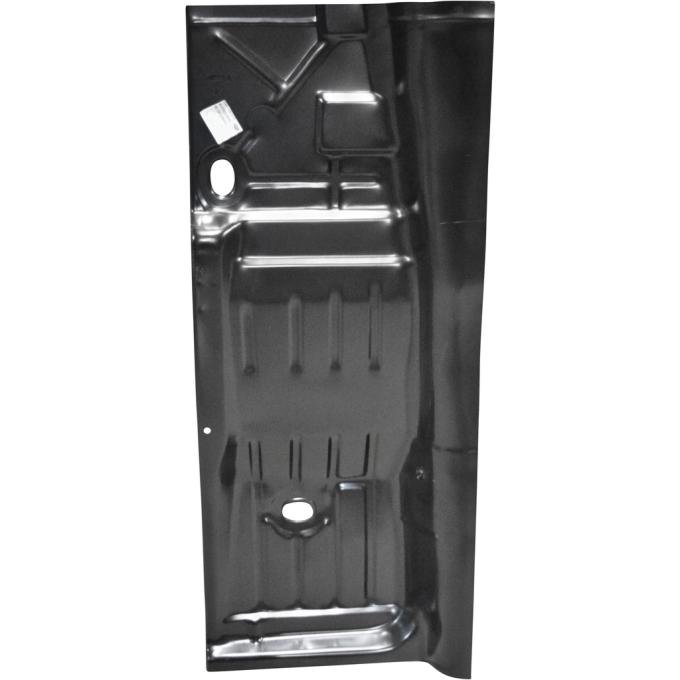 Redline Restomotive® 1968-1974 Chevy II / Nova Left Front Floor Complete with Seat Belt Bracket & 1/2 Center Hump Area