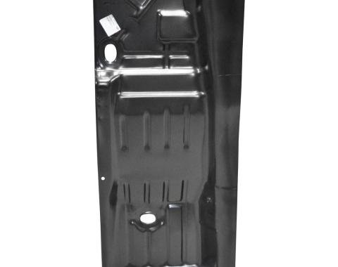Redline Restomotive® 1968-1974 Chevy II / Nova Left Front Floor Complete with Seat Belt Bracket & 1/2 Center Hump Area