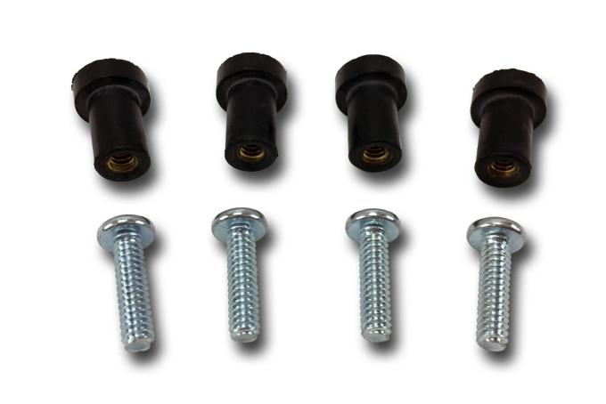 Full Size Chevy Windshield Wiper Motor Nuts, Rubber, 1958