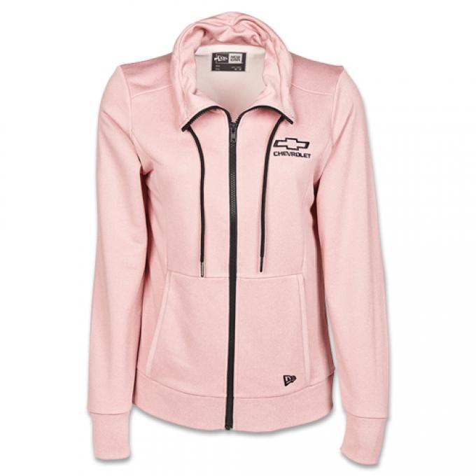 Ladies Chevrolet Bowtie Terry Cowl Full Zip Jacket