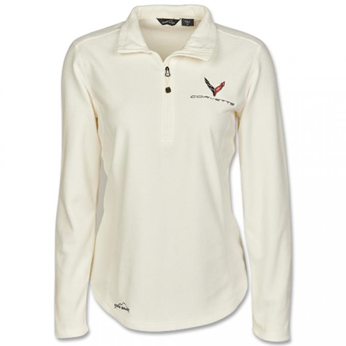 Ladies 2020 Corvette Microfleece 1/2 Zip Pullover