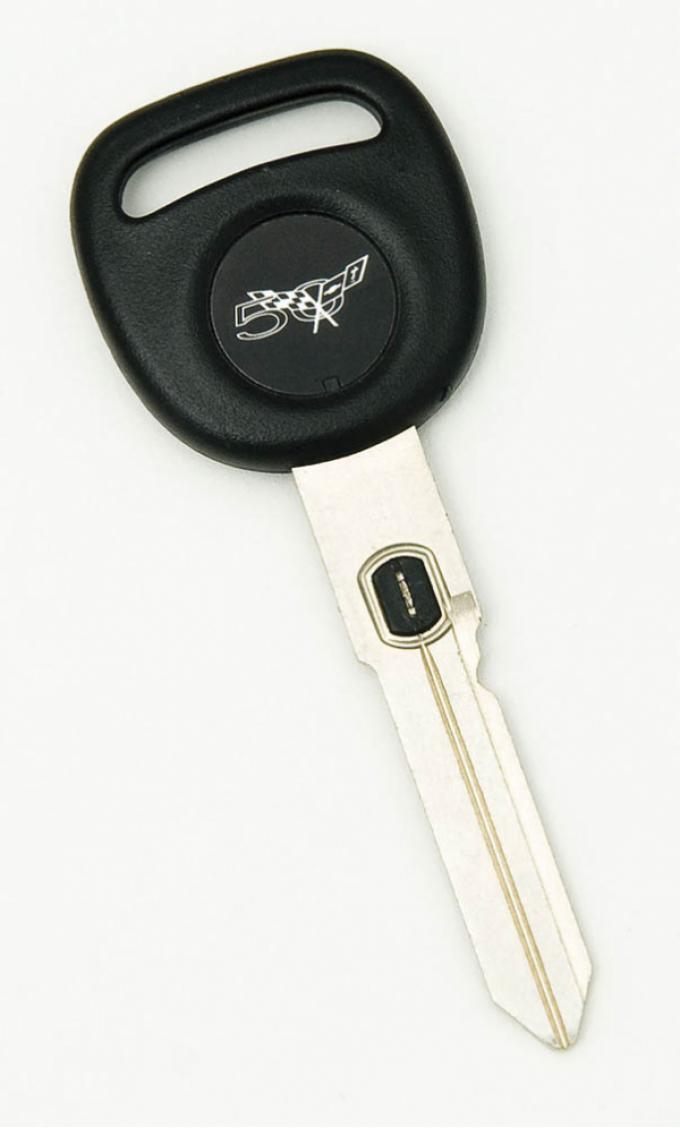 Corvette Ignition Key, with 50th Anniversary Logo, VATS, 2003