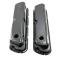 CFR Performance Steel Smooth Valve Covers - Fits 1962-85 Ford SB 260-289-302-351W - 1 Hole HZ-9237