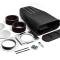 CFR Performance Aluminum Bug Catcher Style Scoop - Single or Dual Quad 5 1/8" Smooth - Black HZ-8007-PBK