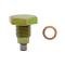 CFR Performance Steel Magnetic Drain Plug W/ 1 Chrome Washer 1/2"-20 RH 1 X HZ-9065 HZ-9063-KIT