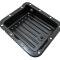 CFR Performance Steel Ford C4 Transmission Pan - Stock Capacity, Chrome Coated (Pan Fill Style) HZ-9531-1