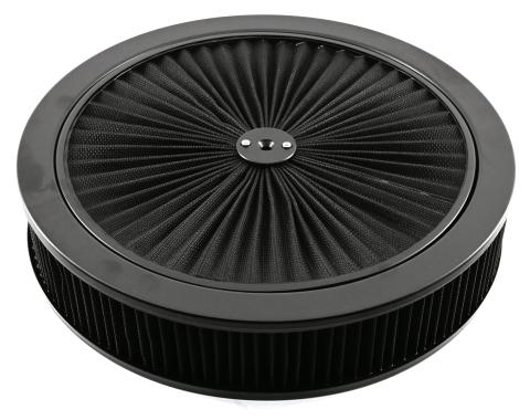 CFR Performance 14" Black Steel Air Cleaner Set HZ-7143BOX-H