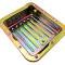 CFR Performance Steel Ford C4 Transmission Pan - Stock Capacity, Chrome Coated (Pan Fill Style) HZ-9531-1
