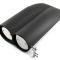 CFR Performance Aluminum Shotgun Style Scoop Air Cleaner - Black (Single or Dual Quad, Smooth Finish) HZ-8006-PBK