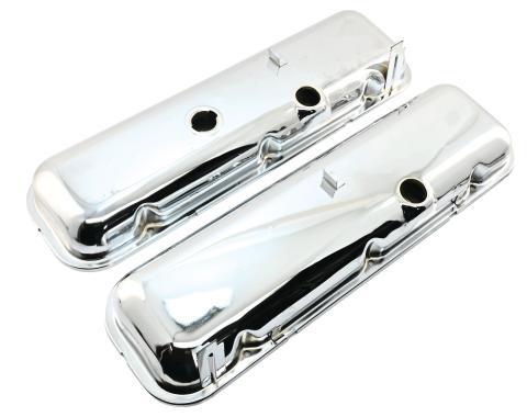 CFR Performance Steel Valve Covers Fits 1965-72 Chevy Big Block 396 427 454 Short W/ Dripper Rails HZ-9503-1
