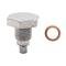 CFR Performance Steel Magnetic Drain Plug W/ 1 Chrome Washer 1/2"-20 RH 1 X HZ-9065 HZ-9063-KIT