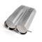 CFR Performance Finned Black Aluminum Shotgun Style Double Scoop Air Cleaner - Dual 4-Barrel (Chevy, Ford, Mopar) HZ-8006-3
