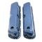 CFR Performance Steel Smooth Valve Covers - Fits 1962-85 Ford SB 260-289-302-351W - 1 Hole HZ-9237