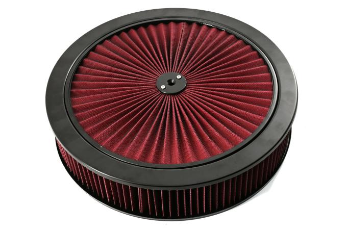 CFR Performance 14" Black Steel Air Cleaner Set HZ-7143BOX-O