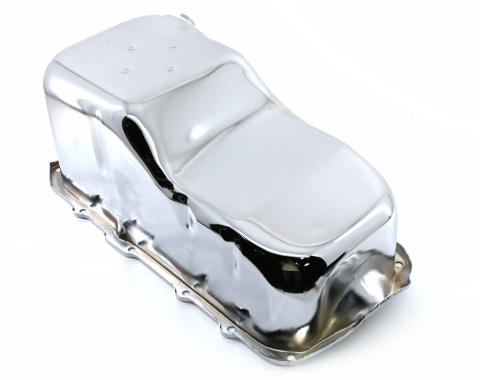 CFR Performance Steel Oil Pan - Fits 1981-1989 Chevy/GM 2.8L V6 - One-Piece Rear Main HZ-7465