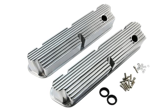 CFR Performance Aluminum Tall Pentroof Valve Covers - Fits 1962-1985 Ford 289 / 302 / 347 / 351W / 427 HZ-6729-3
