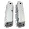 CFR Performance Steel Smooth Valve Covers - Fits 1962-85 Ford SB 260-289-302-351W - 1 Hole HZ-9237