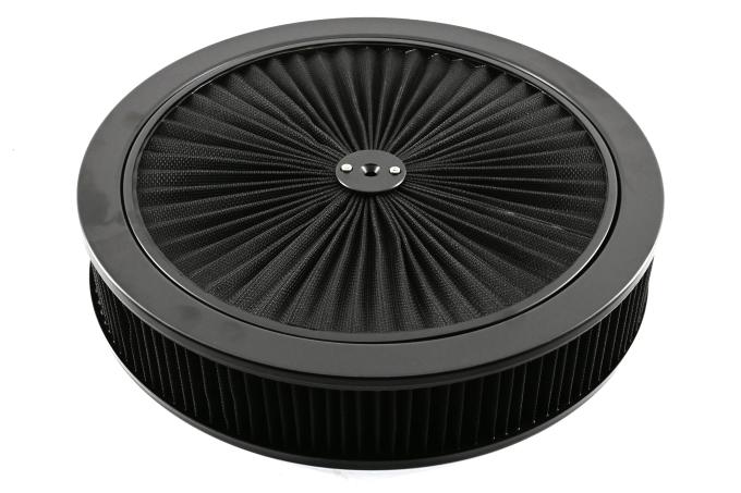 CFR Performance 14" Black Steel Air Cleaner Set HZ-7143BOX-H