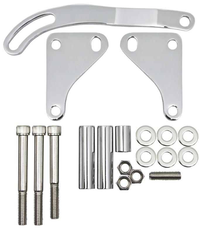 CFR Performance 1957-2007 Chevrolet Steel Power Steering Bracket Set Fits Chevy Small Block - SWP & LWP HZ-9200
