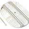 CFR Performance Chevy-Ford-Mopar Aluminum 12" Oval Air Cleaner Paper Filter Polished Partial Finned HZ-6020-4
