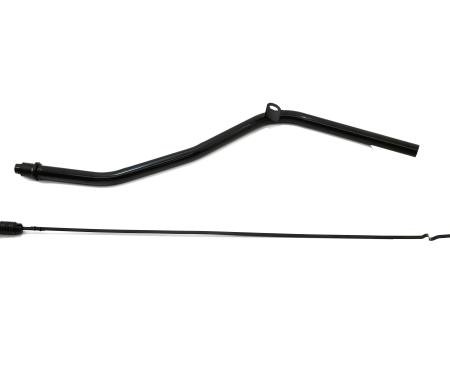 CFR Performance Steel TH350 Locking Transmission Dipstick - Fits Chevy/GM TH350 - Bellhousing Mount HZ-4350