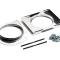 CFR Performance Aluminum Bug Catcher Style Scoop - Single or Dual Quad 5 1/8" Smooth - Black HZ-8007-PBK