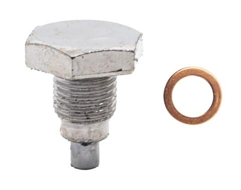 CFR Performance Steel Magnetic Drain Plug W/ 1 Chrome Washer 1/2"-20 RH 1 X HZ-9065 HZ-9063-KIT