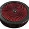 CFR Performance 14" Black Steel Air Cleaner Set HZ-7143BOX-H