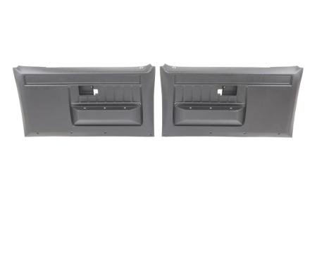 AMD Front Door Panels, Black, Pair, 81-91 Chevy GMC CK Truck Blazer Jimmy Suburban 542-4081-P
