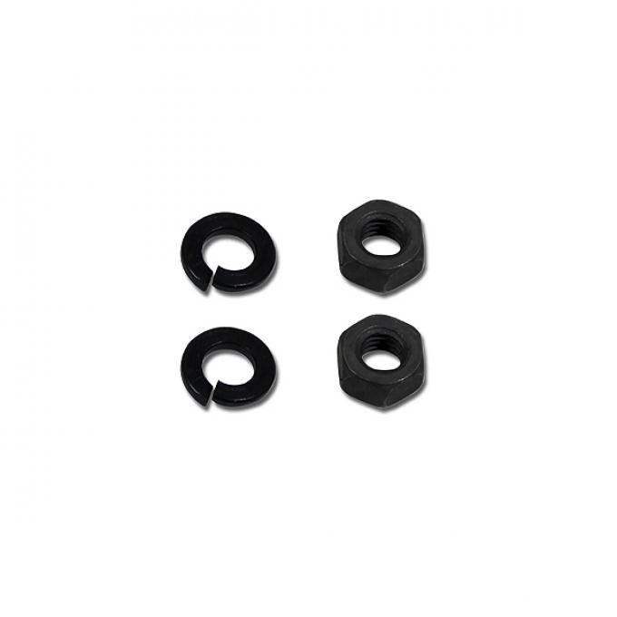 Corvette Prk Brk Cbl Pulley Hardware, 4 Piece, 1964-1966