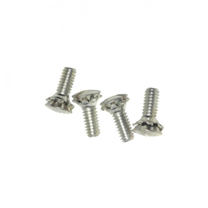 Corvette Headlight Motor Bracket Screws, 4 Piece, 1963-1967