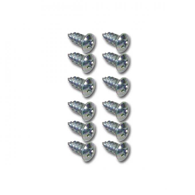 Corvette Windshield Lower Clip Screw Set, Convertible, 1964-1967