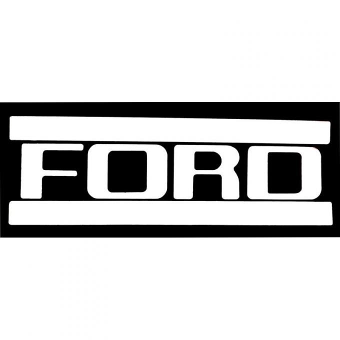 Dennis Carpenter Decal - Step Side Tailgate Ford Letters - White - 1953-72 Ford Truck DF-689