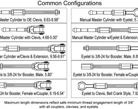 Wilwood Brakes Pushrod Kit 330-13914