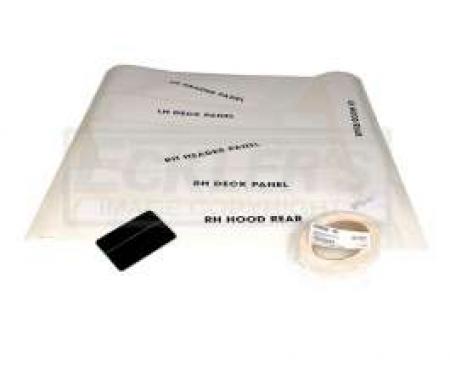 Camaro Stencil Kit, With High Rear Spoiler, 1970-1972 Z28 Except Rally Sport, 1971-1972