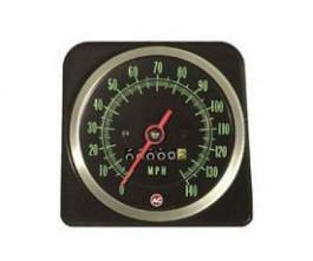 Camaro 140 MPH Speedometer, Without Speed Warning, 1969