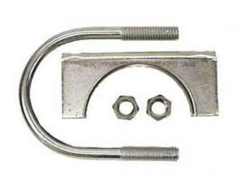 Camaro Exhaust Muffler Clamp, Steel, 2, 1967-2011