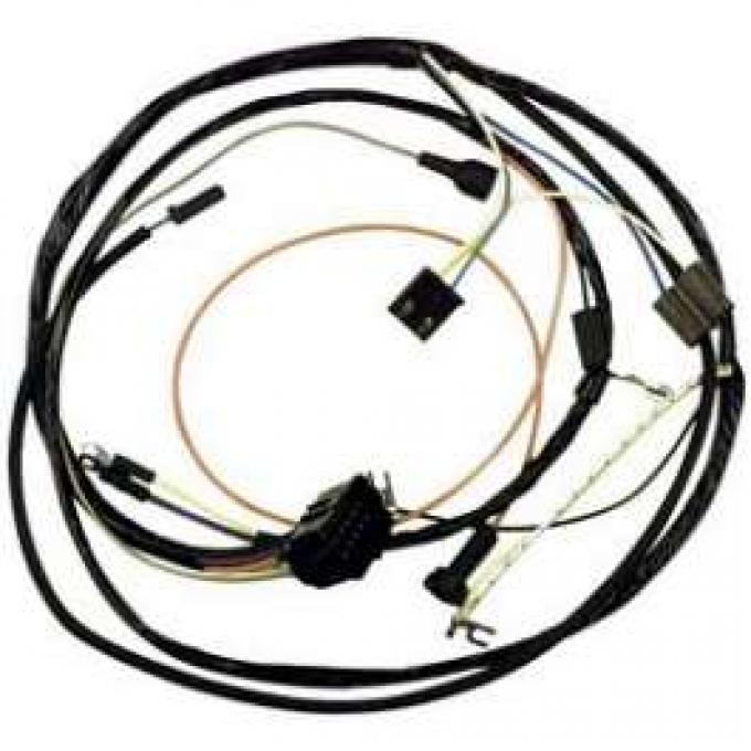 Camaro Engine Wiring Harness, Small Block, For Cars With Warning Lights, 1967