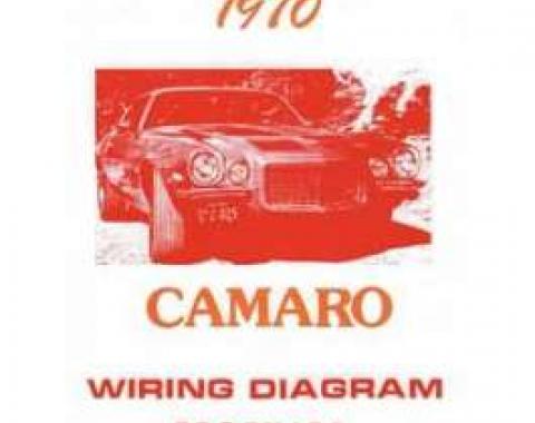 Camaro Wiring Diagram Manual, 1970