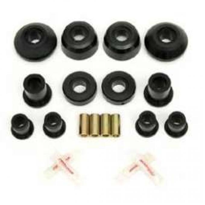 Camaro Front Control Arm Bushing Kit, Black Polyurethane, 1993-2002