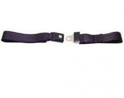 Seatbelt Solutions 1967-1969 Camaro Lap Belt 60" with Plastic Push Button 1201601000 | Black