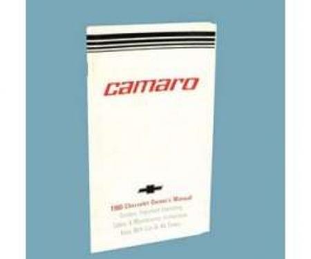 Camaro Owner's Manual, 1980