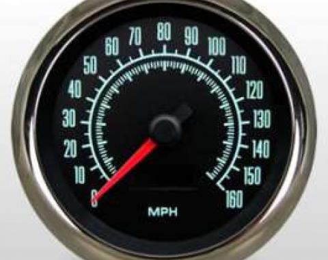 Camaro Speedometer, 3-3/8, Marshall Instruments, Muscle Series