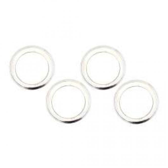 Camaro Rally Wheel Trim Ring Set, 14 x 7, With Inside Style Clips, 1967-1969