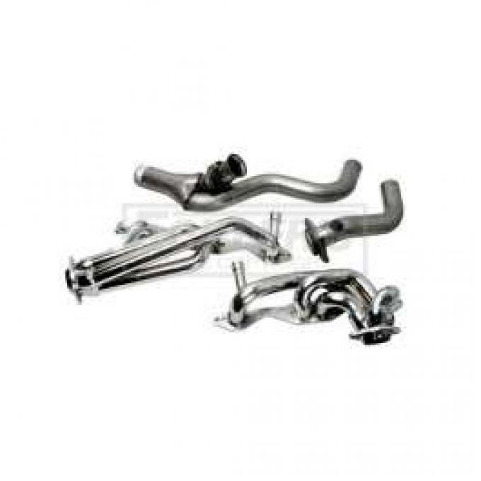 Camaro LT-1 F-Body BBK 1-5/8 Silver Ceramic Shorty Tuned Length Exhaust Headers & Y-Pipes, 1993