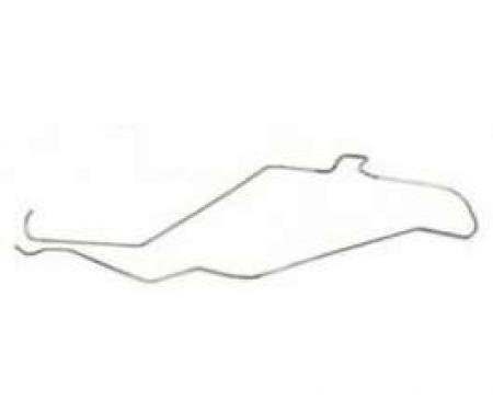 Camaro Gas Tank To Fuel Pump Line Set, 3/8", Stainless Steel, 1980-1981