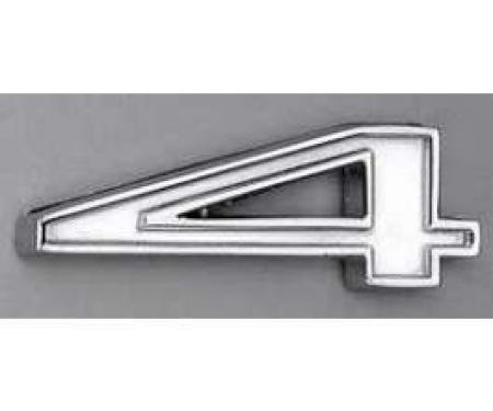 Engine Displacement Number 4-White